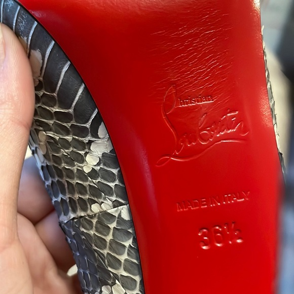 Louboutin Hyper Prive 120MM in Watersnake - 36.5 - Picture 9 of 9